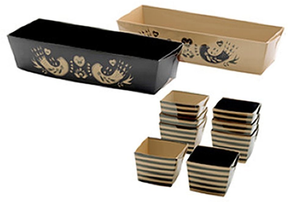 IKEA Baking Molds, Set of 10, Black and Bold, VINTER 2016, 803.251.37