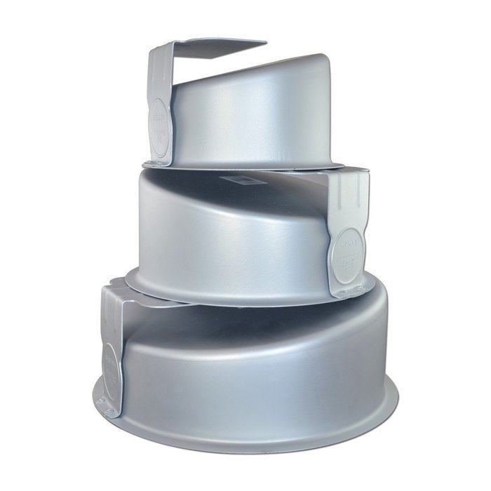 Fat Daddio's Mad Dadder Round Cake Pan Set, 3 Piece