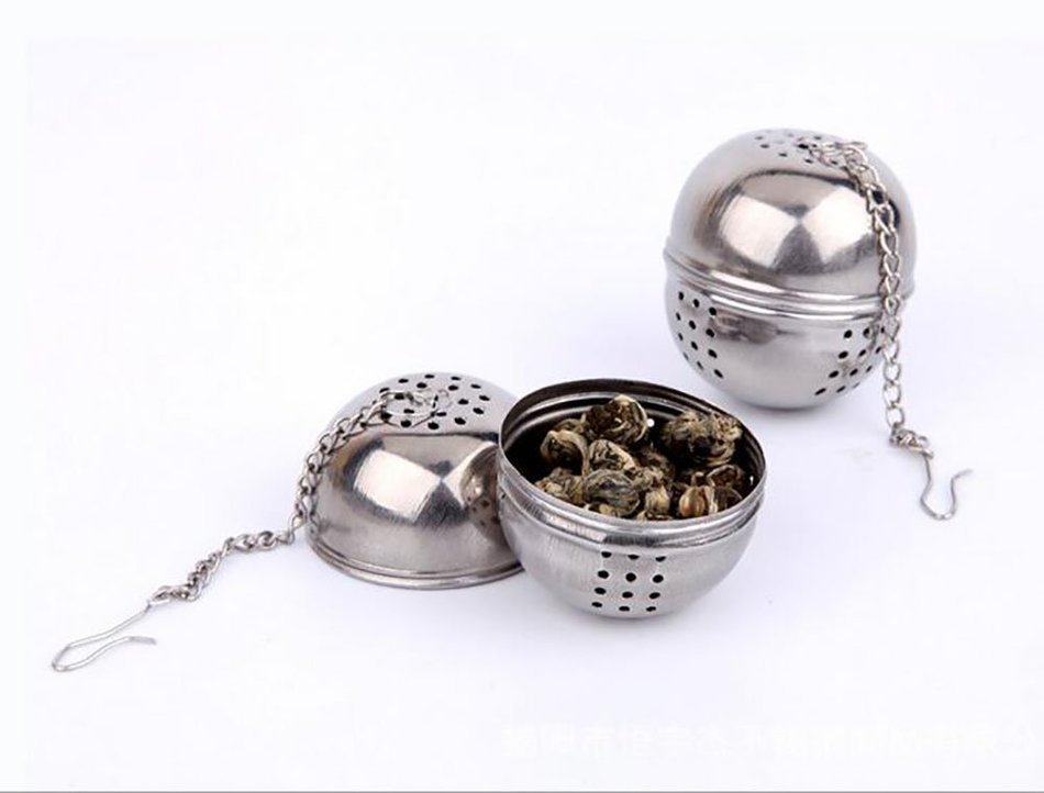 Autohome Tea Infuser Stainless Steel Strainer & Steeper 2 Pack - Heart-shaped Chain N16