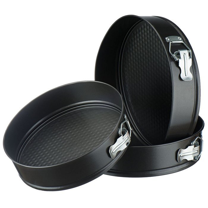 3 Piece Non-Stick Springform Cake Pan Set N4