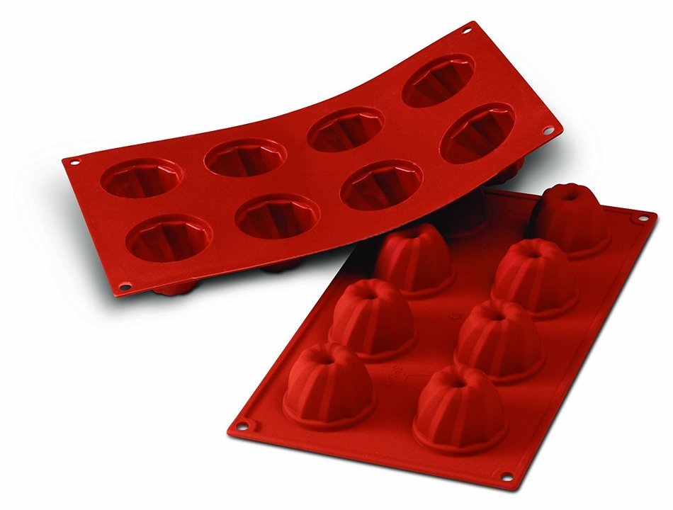 Silikomart SF057/C Silicone Classic Collection Mold Shapes, Bundt, Small