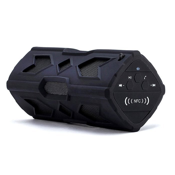 SinoPro Waterproof Dustproof and Shockproof Bluetooth 4.0 NFC Speaker with 3600mAh Battery Power Bank for Shower... N8