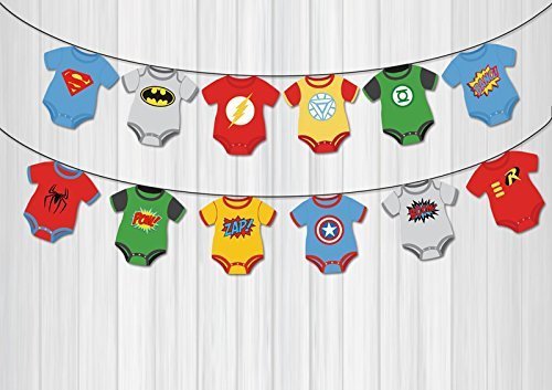 Superhero Avengers Banners Baby Shower Birthday Party Decorations Kids Event & Party Supplies Birthday Party Decorations...