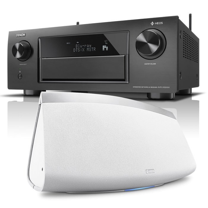 Denon AVR-X6300H 11.2 Channel Full 4K Ultra HD A/V Receiver with Bluetooth and Wi-Fi with HEOS 7 Five-Driver Wireless... N2