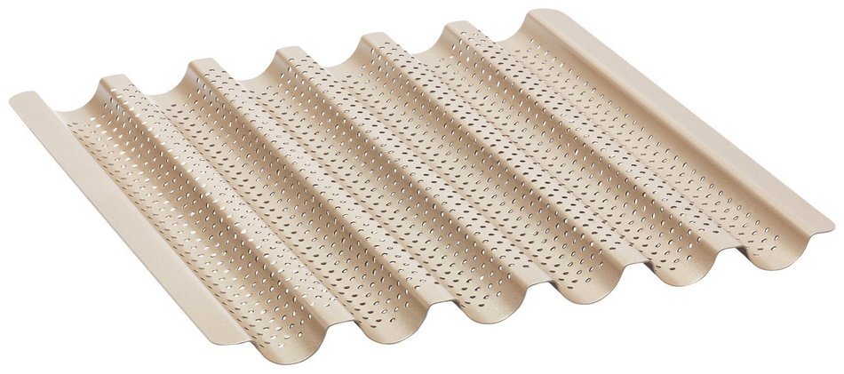 Paul Hollywood Bread Stick / Baguette Crisping Baking Tray, Perforated Non-Stick N3