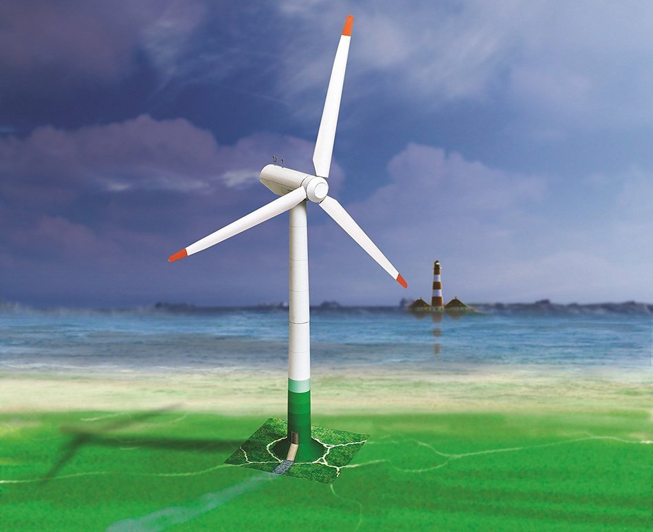 Schreiber-Bogen Card Modelling Wind Turbine