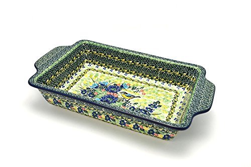Polish Pottery Baker - Rectangular Brownie Pan - Unikat Signature - U4419