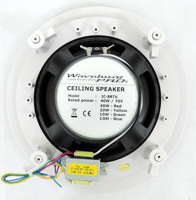 Waveburg IC8 Ceiling Speaker for Public Address System