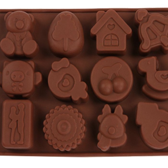Silicone Molds - Cake Baking Mold - Candy Molds - Chocolate Molds - Popsicle Molds Heart and Bear House BOWS -... N5