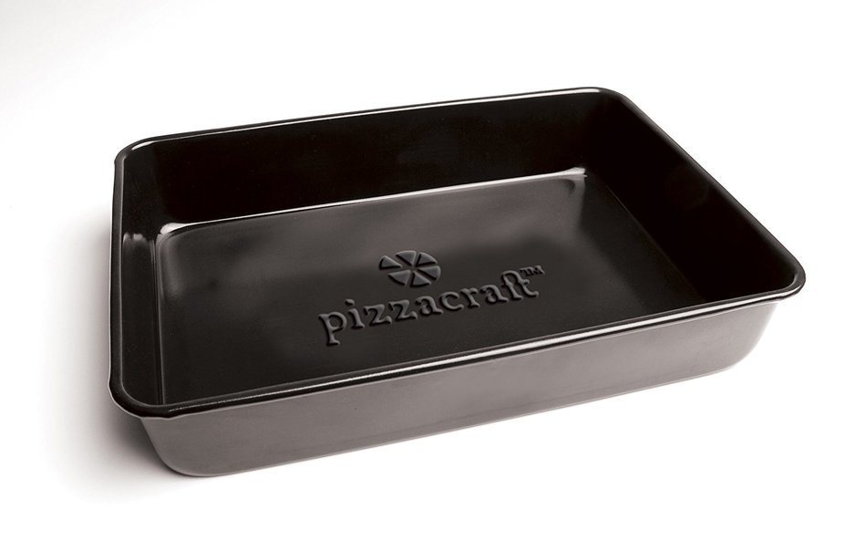 Pizzacraft PC0302 9.75" Round Porcelain-Coated Deep Dish Pizza Pan (Discontinued by Manufacturer) N6