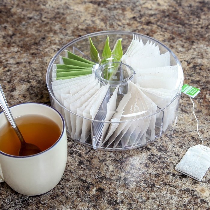 Home-X 6-Section Round Tea Holder N2