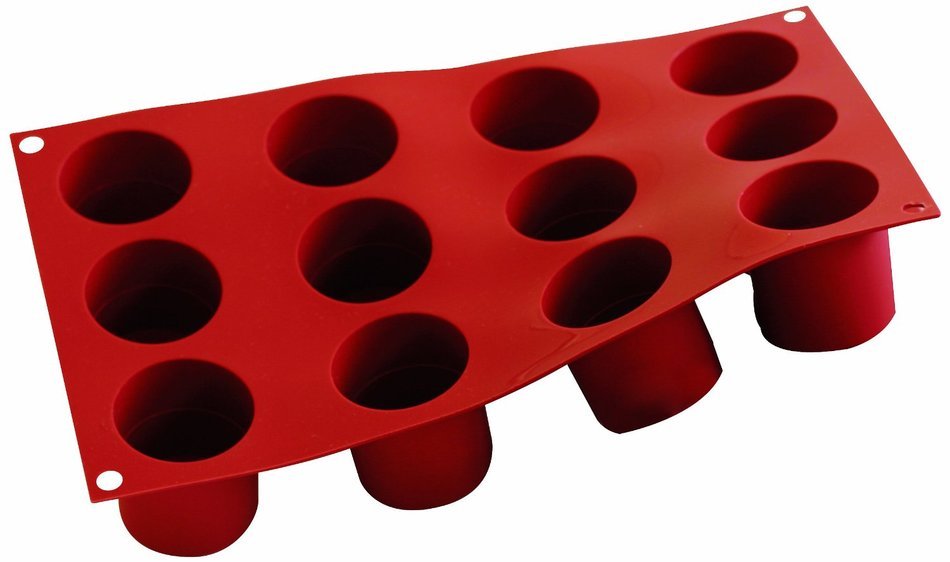 Silikomart SF119/C Silicone Classic Collection Mold Shapes, Cylinder, Extra Large N5