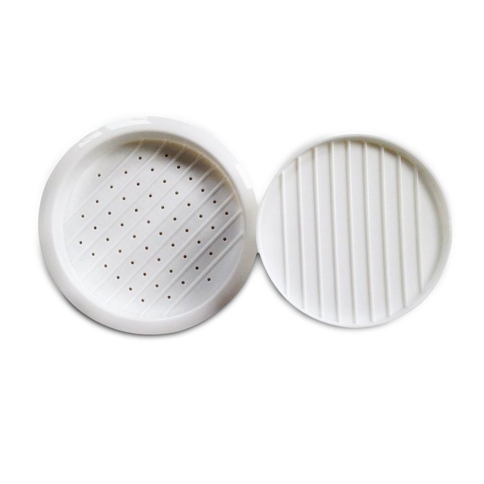 Aprince Burger Press, Hamburger Patty Maker, Hamburger Presser (White - Square Plastic) N4