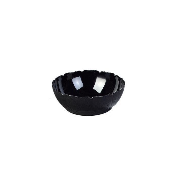 Carlisle 691403 5.7 Qt. Black Petal Mist Bowl