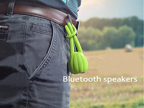 SNEED-Big eye movement waterproof Bluetooth speaker mini multifunction IPX4 , green