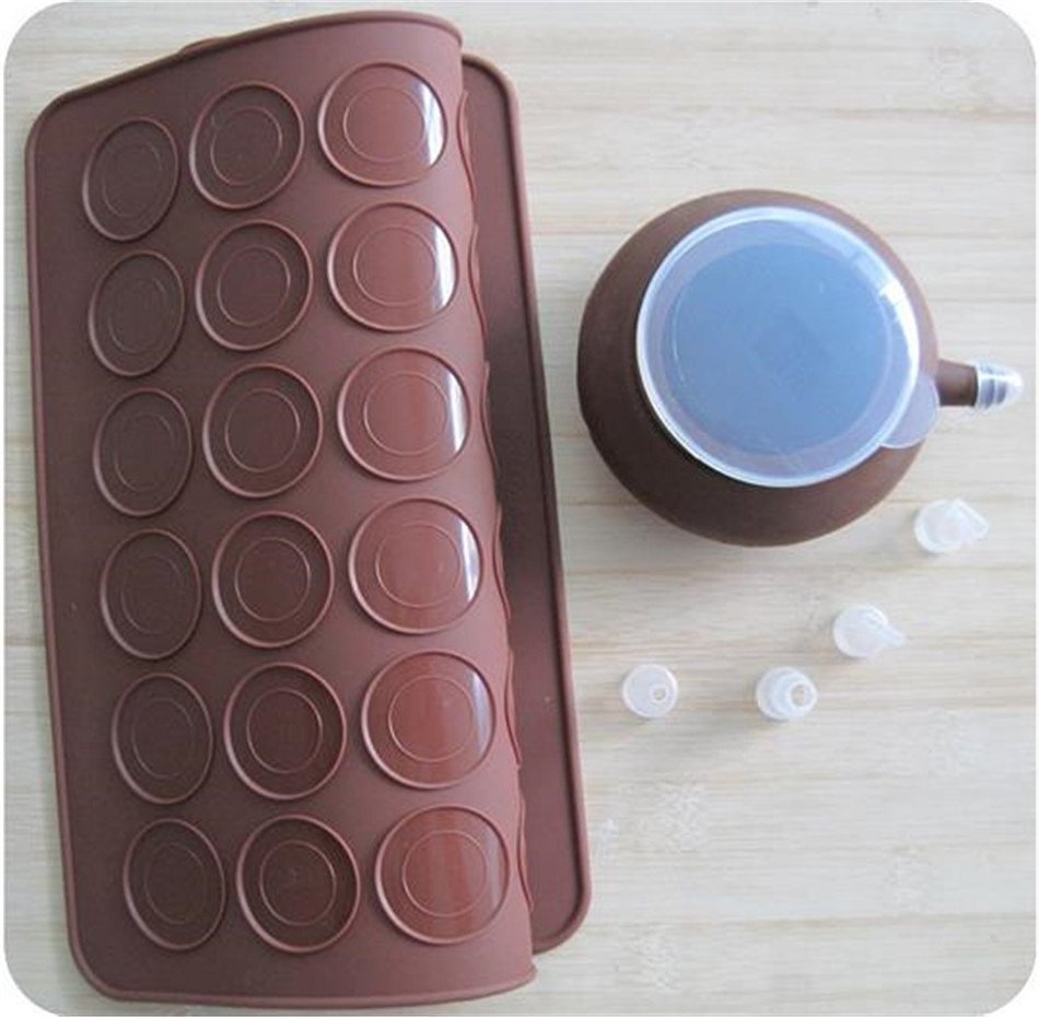 Alice Windowshop Macaron Baking Set Food grade Silicone Brown