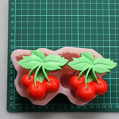 Y&XL&H Cherry Shape Chocolate Silicone Molds,Cake Molds,Soap Molds,Decoration Tools Bakeware