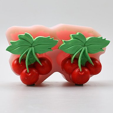 Y&XL&H Cherry Shape Chocolate Silicone Molds,Cake Molds,Soap Molds,Decoration Tools Bakeware N2