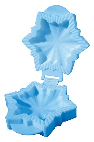 R and M Pocket Sized Snowflake Shaped Mini Pie Maker, Light Blue, 2747