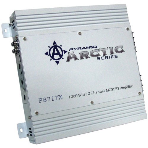 New PYRAMID PB717X Arctic Series 2-Channel Bridgeable MOSFET Class AB Amp (1,000 Watts)
