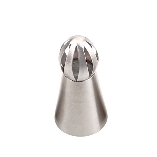 WXLAA Newest Russian Icing Piping Tips Nozzles Pastry Tips Fondant Cupcake Baking Tool Coupler - Sugar Buttercream... N4