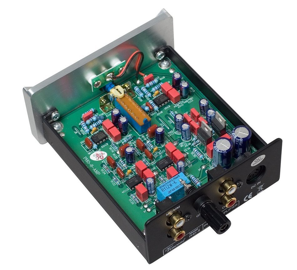 Vincent - PHO-8 - Phono Stage MM/MC - Outboard Power Supply - Silver N2