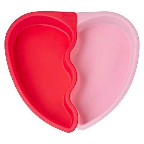Wilton Heart Silicone Pan - 2 Pcs