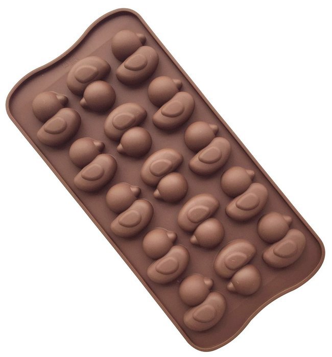 C-Pioneer Chocolate Mold 15 Ducks Shaped Ice cube Mold Silicone Cupcake Baking Cake Pan N2