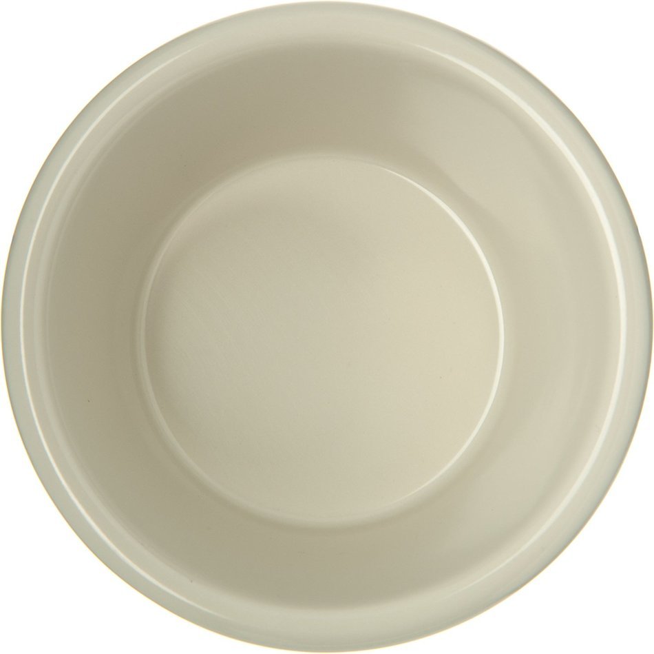 Carlisle S287-842 12 Piece Melamine Cash and Carry Fluted Ramekin Set, 4 oz Capacity, 1.78" Height, Bone (Case... N2