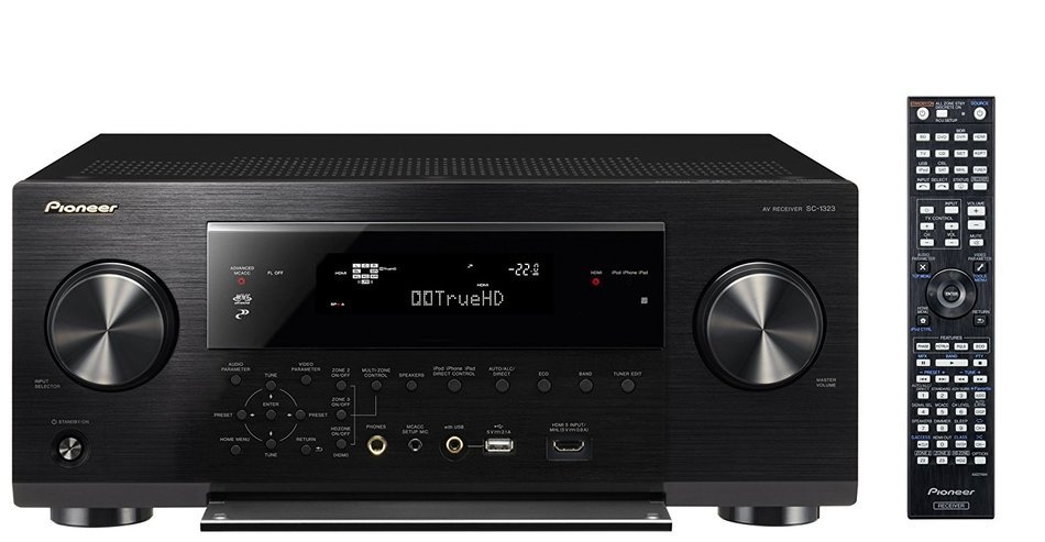 Pioneer SC-1323-K 7.2-Channel Network Receiver N3
