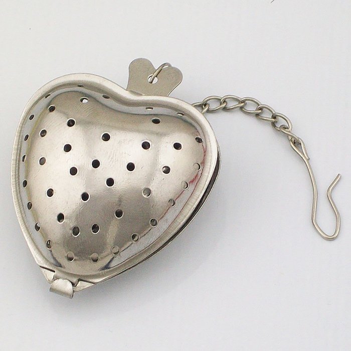 Autohome Tea Infuser Stainless Steel Strainer & Steeper 2 Pack - Heart-shaped Chain N18