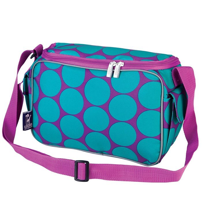 Big Dots Aqua Lunch Cooler