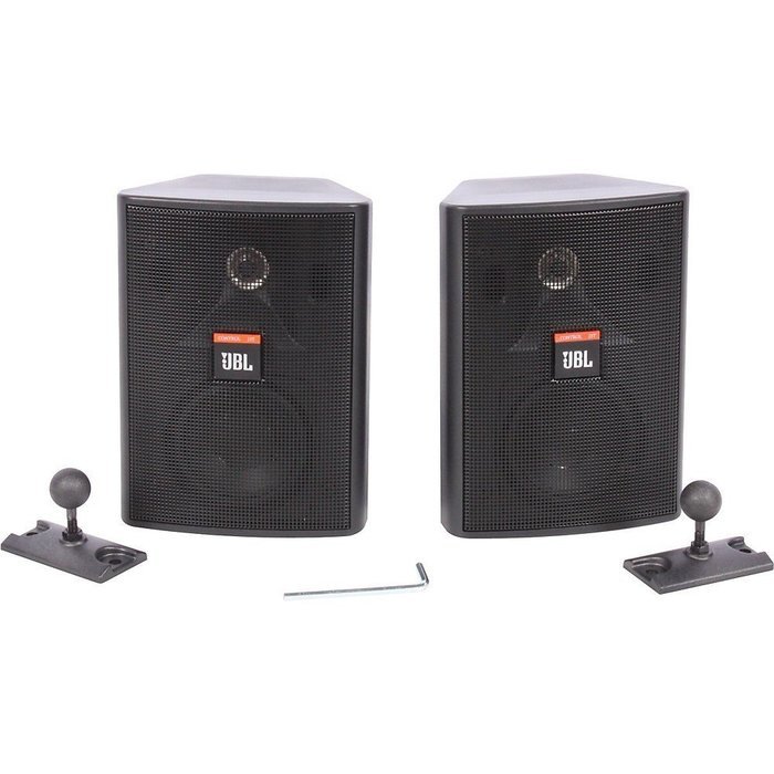 JBL Control 23T 2-Way 3-1/2" Indoor/Outdoor Speaker Pair Black