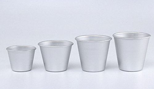 Astra shop Set of 6 Mini Nonstick Individual Anodized Aluminum Molds/ Chocolate Molten Pans/ Pudding Cups/ Raspberry... N9