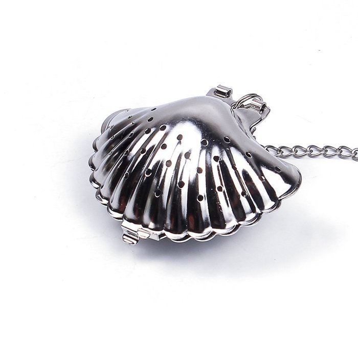 1x Stainless Steel Loose Leaf Tea Strainer Herbal Infuser Spice Strainer Mesh Filter Ball with Handle or Hook... N5