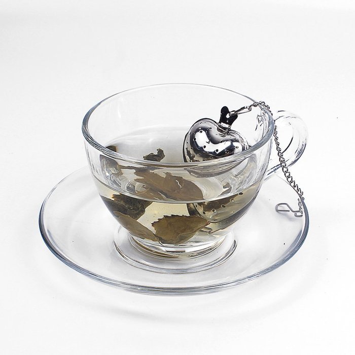 1x Stainless Steel Loose Leaf Tea Strainer Herbal Infuser Spice Strainer Mesh Filter Ball with Handle or Hook... N9