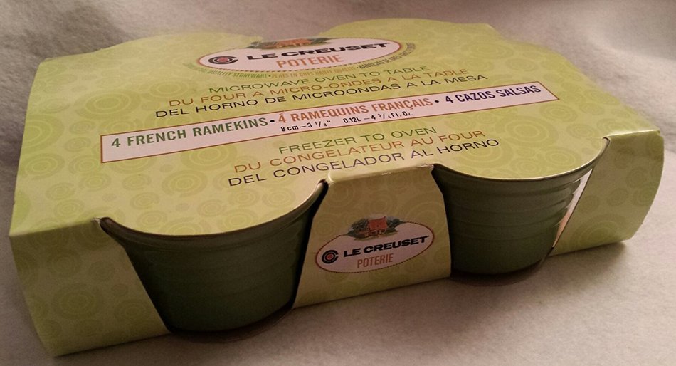 Le Creuset Stoneware French Ramekins 3-1/8", 4-3/4 Ounce, Set of 4