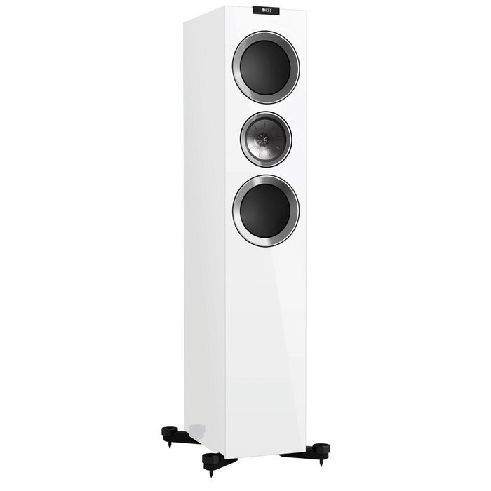 KEF R700 Floorstanding Loudspeaker - Gloss White (Pair) free image download