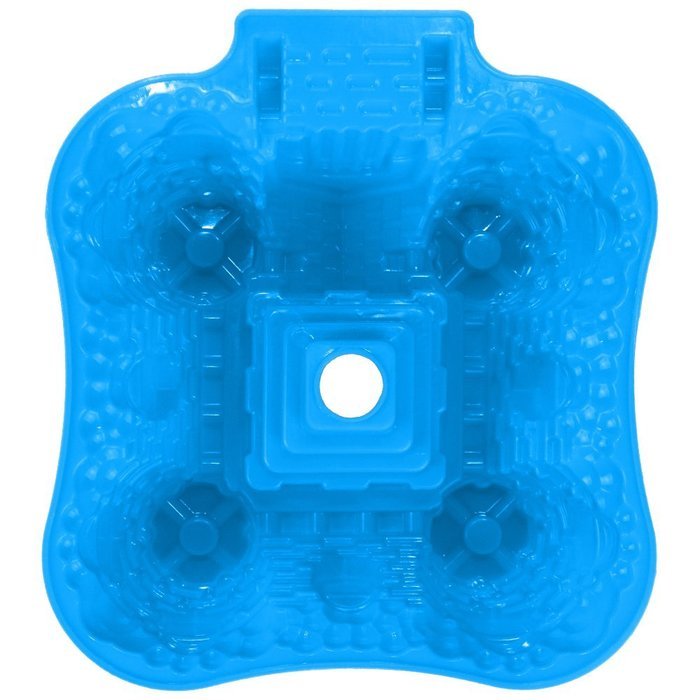 ANPHSIN Creative DIY Silicone Cake Mold-Single Cavity Castle Shape Bakeware Collection Cake Pan-Green N3