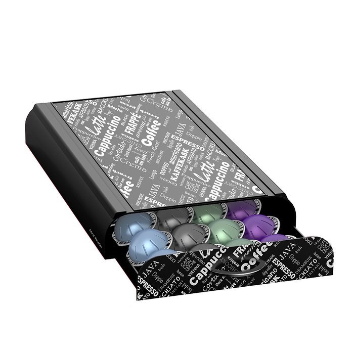 Mind Reader Anchor' Coffee Pod Storage Drawer for 50 Nespresso Capsules, White N23