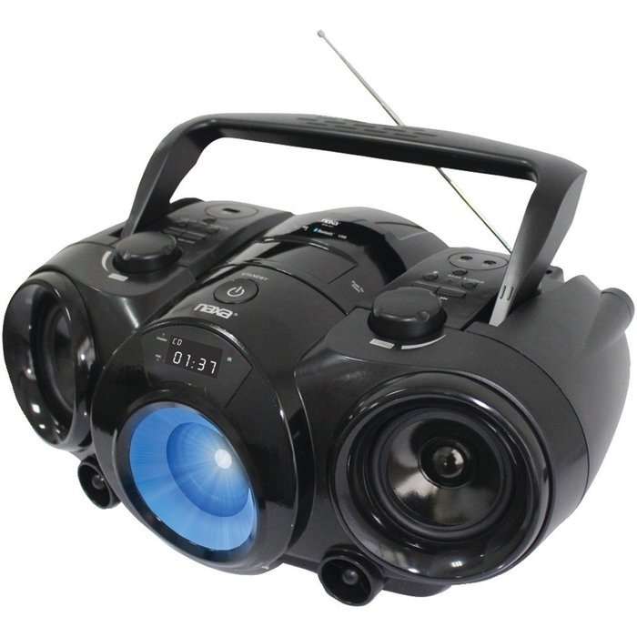 1 - MP3/CD Boom Box with Bluetooth(R), Plays MP3s, CDs & CD-R/RW discs, Streams music from Bluetooth(R) devices...