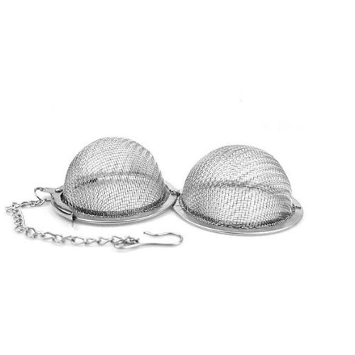Ecoolbuy Tea Stainless Strainer Locking Tea Spice Mesh Stainless Steel Ball (Dia 5cm) N5