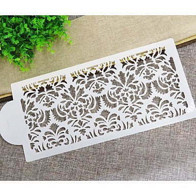 Y&XL&H Damask Cake Stencil Set, Cake Border Stencils Set,Cake Side Design Stencil, N3