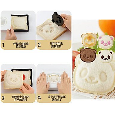 Lovely Panda Shape Sandwich/Cake Mould