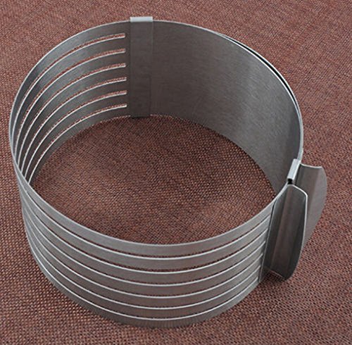Generic Adjustable Circle Cake Mould Layered Cake Mould Round Scalable Mould Expandable Mousse Ring 9"-12"