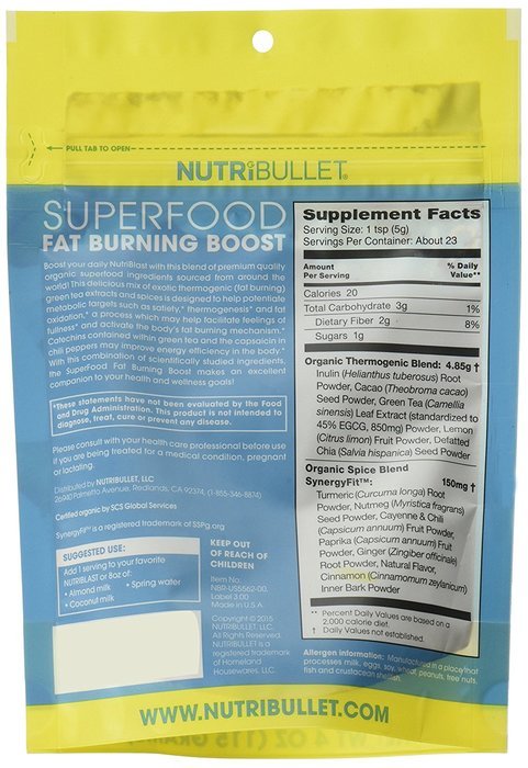 NutriBullet Superfood Fat Burning Boost N2