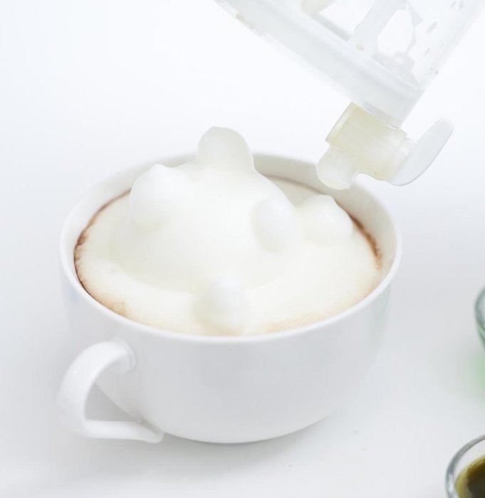 3D latte maker Awatachino White N7