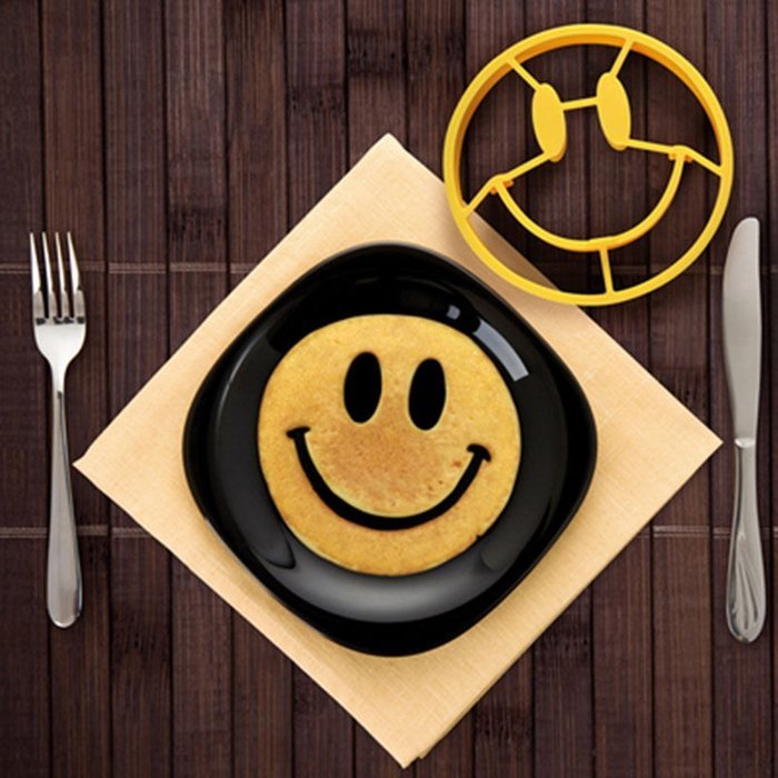 Yosoo Super Cute Smile Design Breakfast Mold Smiley Face Breakfast Mold Smile Egg Mold