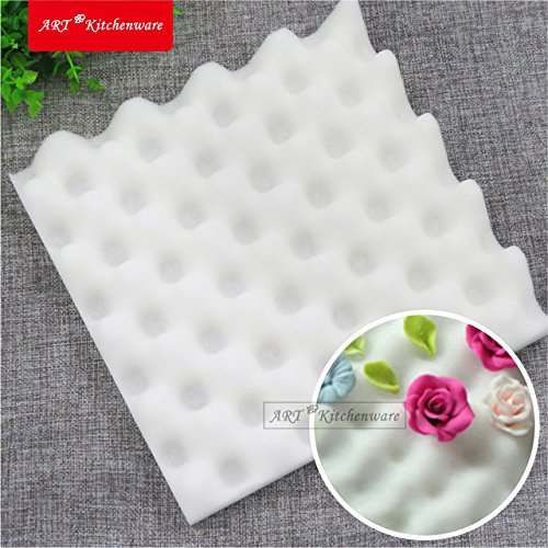 Anyana 2 Pcs Fondant Cake Tools Flower Modeling Foamshaping Sponge Pad Cake Molds for Kitchen Baking Cake Decorating N3