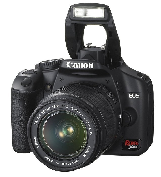 Canon Digital Rebel XSi 12.2 MP Digital SLR Camera (Black Body Only) N13